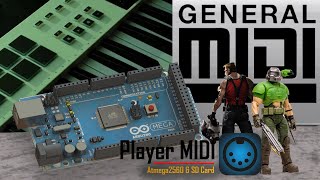 MIDI Player cu Atmega2560 si SD Card [upl. by Lynnelle]