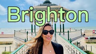 Vlog em Brighton melhor cidade da Inglaterra brighton brightonuk [upl. by Attiuqram274]