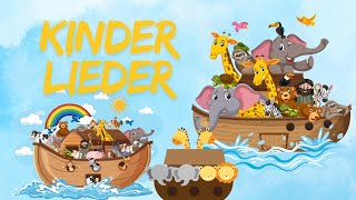 Noahs Arche Lied – Fröhliches Kinderlied über Tiere und Rettung  Kinderlieder und Spaß 🌊🐘 [upl. by Bocyaj]