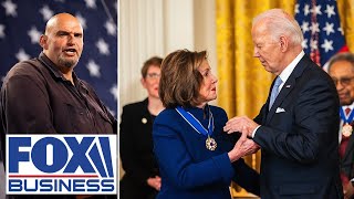 YOU GOT WHAT YOU WANTED Sen Fetterman sounds off on Pelosi for blaming Biden [upl. by Ayram]