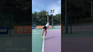 미라 안드레예바Mira Andreeva 서브 슬로우모션 테니스 tennis 테니스서브 테니스연습 sports [upl. by Dafodil543]