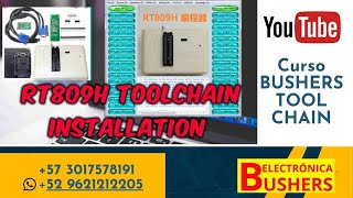 TOOL CHAIN RT809 REALTEK RECUPERACIÓN USANDO RTICE Y BUSHERS P752831 [upl. by Jaye]