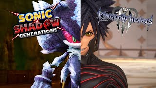 Mephiles Battle in Shadow Generations with Vanitas Kingdom Hearts III Theme [upl. by Anirod476]