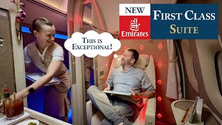 NEW Emirates First Class Suite 2024  Geneva to Brisbane 4K [upl. by Alicea]