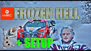 309km of FROZEN HELL in Scandia EA SPORT WRC  SETUP  Hyundai i20 N Rally1 HYBRID 2024 [upl. by Newmark]