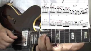 Larry Carlton  Room335 1st fast part of solo cover with tab and guitar lesson [upl. by Airdna330]