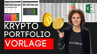 Excel Krypto Portfolio Tracking Vorlage [upl. by Rebme]