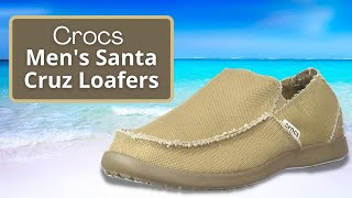 Crocs Mens Santa Cruz Loafers [upl. by Orimar15]