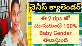 Chinese Baby gender Prediction CalendarBoyGirl How to Calculate Chinese gender calendar in telugu [upl. by Hawk]