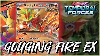 Gouging Fire ex One Card Makes A Huge Difference Pokemon TCG Live Gameplay [upl. by Hairahs329]