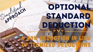 TOPIC 39 ALLOWABLE DEDUCTION  40 Optional Standard Deduction from Gross Income [upl. by Anthe167]