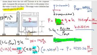 Mecánica de fluidos Ejercicio de manometria 342 Robert Mott [upl. by Riccio]