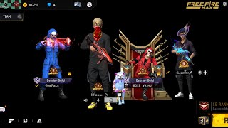 🔴Free Fire Live GrandMaster Rank Pushing To Top 1 AO VIVO freefirelive freefire tgr [upl. by Ahsikram]