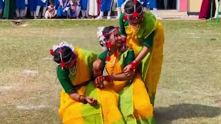 Dekhi Nache Dapur Dupur।ঢেঁকি নাচে ধাপুর ধুপুর।Bangla folk dance। Yasin amp Iqbal [upl. by Cloots]