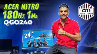 Conheça o Monitor Gamer Custo Benefício e com Qualidade Profissional  Acer Nitro QGO240 [upl. by Suravart]