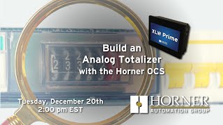 Build an Analog Totalizer with the Horner OCS [upl. by Mathe]