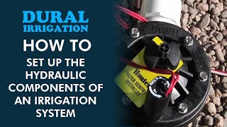 How to set up the hydraulic components of an irrigation system [upl. by Prior12]