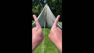 How to Set Up a Vintage Canvas Tent [upl. by Naniac]