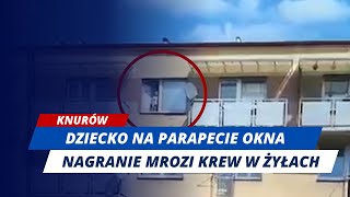 Chłopiec stał na parapecie okna w bloku Gdzie byli jego rodzice [upl. by Aubreir]