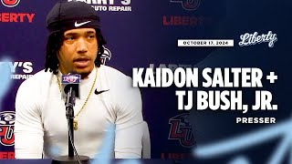 Kaidon Salter amp TJ Bush Jr Talk About Preparing For KSU [upl. by Ladnek]