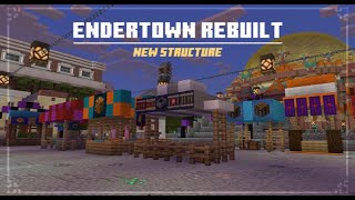 EnderTown Rebuilt Announcement｜ Decayed Reality V2 MCPEMCBE [upl. by Yoshio890]