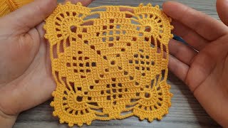 Wonderful Very Beautiful Crochet Pattern knitting Online Tutorial for beginners Tığ işi Örgü Motif [upl. by Goda]