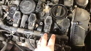 Engine cylinder misfire diagnostics with no special tools Shell Game  Audi A4 B8 Quattro [upl. by Zenger]