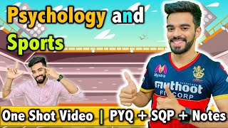 Psychology and Sports  CH9  One Shot  FREE Notes  Physical Education Class 12th [upl. by Av]