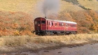 Steam Railmotor 93 on the Looe Valley Line  Sunday 18th November 2012 [upl. by Buehrer]