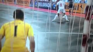 Fantastic Goal Ricardinho Portugal vs Serbia 11 UEFA Futsal Euro 2016 [upl. by Carlynn]