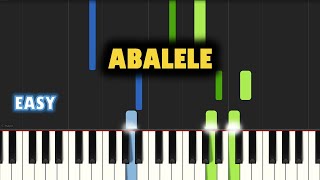 Kabza De Small amp DJ Maphorisa – Abalele Ft Ami Faku  EASY PIANO TUTORIAL by SAPiano [upl. by Mil]