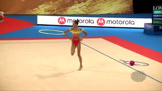 STOYANOVA Anna NOR  2018 Rhythmic Worlds Sofia BUL  Qualifications Hoop [upl. by Lebbie335]