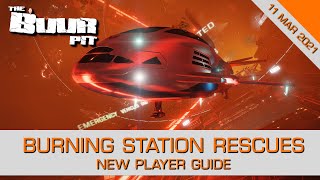 Elite Dangerous New Player Guide to Burning Stations Rescues and Salvage Missions [upl. by Chas158]