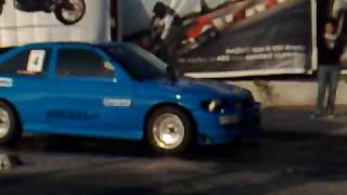 Fikatas EVO Vs Vlahos Escort Cosworth Serres November 2008 wwwGreekDragsterinfo [upl. by Royal]