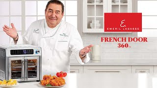 Introducing the French Door 360 Air Fryer with XL 26qt Capacity by Emeril Lagasse [upl. by Brozak]