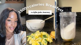 1500 calories for Breakfast  Weight Gain journey [upl. by Semmes845]