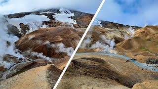 Hveradalir Hot Springs  Kerlingarfjöll  Route to Ásgarður [upl. by Bates910]