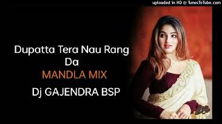 Dupatta Tera Nau Rang Da ।। Dj SONG ।। MANDLA MIX ।। Dj GAJENDRA [upl. by Wyck]