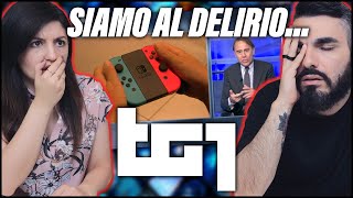 Da non credere Il servizio del TG1 ci SPAVENTA Una LEGGE contro i VIDEOGIOCHI [upl. by Elleinad]