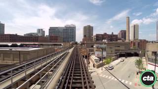 CTA Ride the Rails Green Line from Garfield to Harlem in Real Time 2015 [upl. by Magnien]