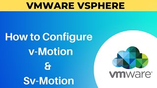 How to configure vMotion and SvMotion Step by step guide  VMware vSphere expert [upl. by Nnahtur]