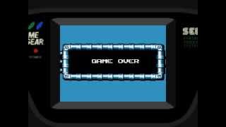 Game Over Megaman Sega Game Gear [upl. by Haimarej]