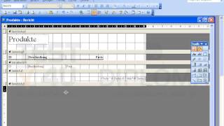 Verschieben Sie das DatumTextfeld des Berichts Produkte in den Berichtsfuß [upl. by Anitsirc]