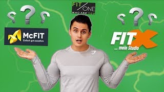 WELCHES IST DAS BESTE FITNESSSTUDIO  Ich habe ALLE getestet FitOne I FitX I McFit [upl. by Magnuson649]