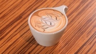 How to Etch with Syrups  Latte Art [upl. by Kimball]