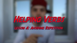 Helping Verbs  Lesson 4 Avoiding Repetition  Learn English online free video lessons [upl. by Tenner481]