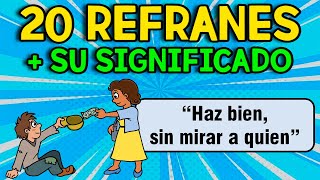 20 REFRANES y SU SIGNIFICADO [upl. by Panter]