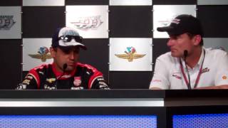 Juan Pablo Montoya Press Conference [upl. by Chin]