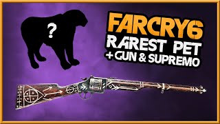 Far Cry 6  FIND THE RAREST PET  A Ridiculous Supremo Gun Combo [upl. by Htiderem]