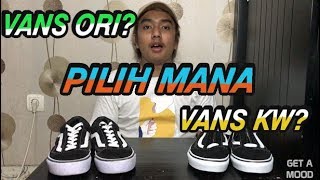 CARA MEMBEDAKAN VANS ORIGINAL DAN KW GAMPANGAN [upl. by Hachman]